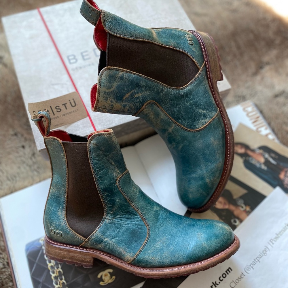 Bed Stu Nandi Leather Ankle Boots - Picture 14 of 15
